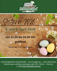 Flyer Heute geöffnet