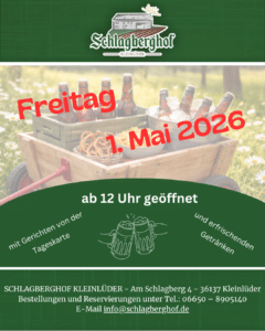 Flyer Heute geöffnet