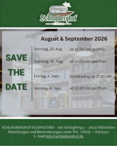 Flyer Terminübersicht